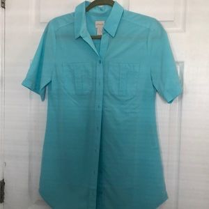 Turquoise color top